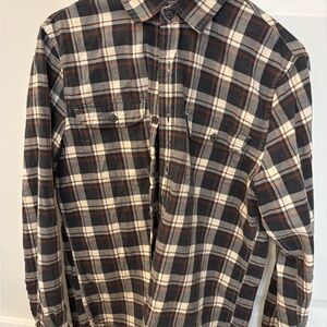 Men’s Banana Republic Flannel Luxe Flannel untucked slim fit